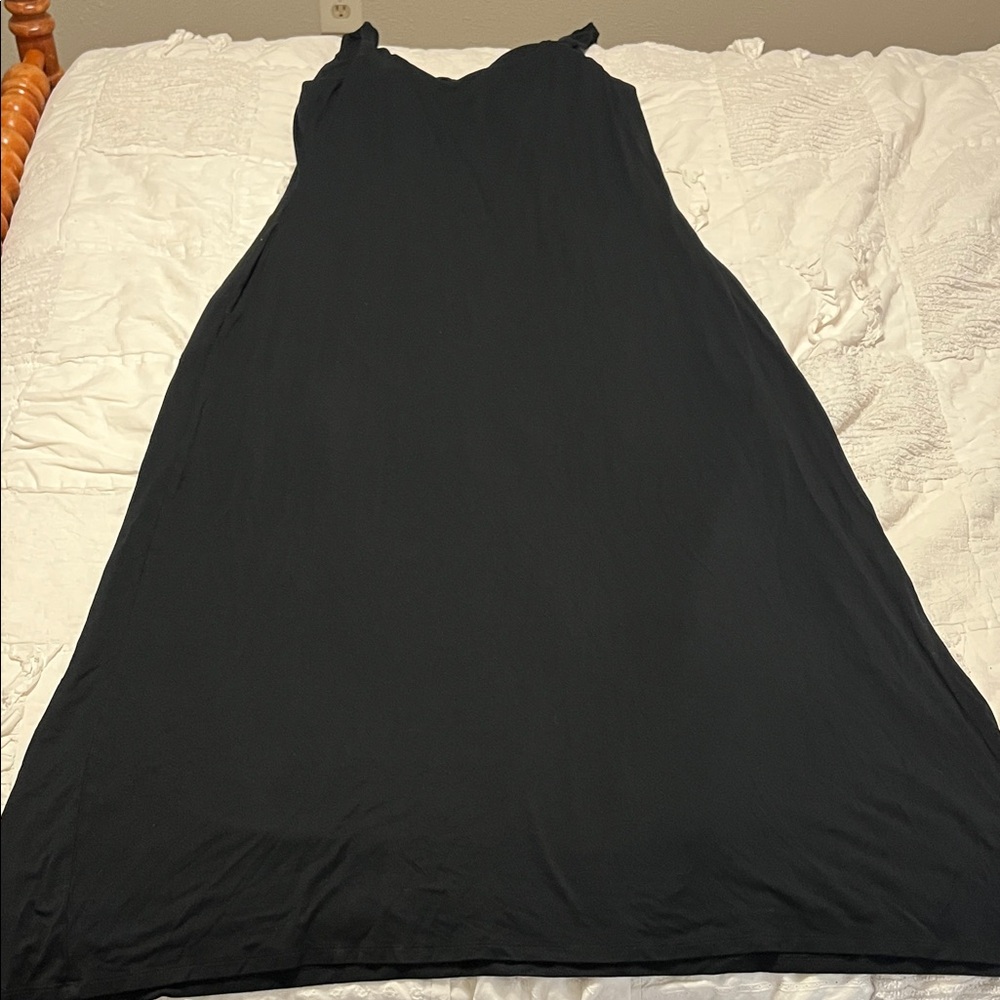 Soma Soft Knit Bra Maxi Dress. Size large - Picture 5 of 6